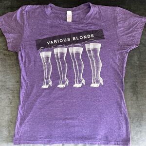 Various Blonde Band Graphic Tee